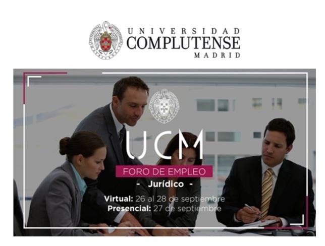 Foro de Empleo – Universidad Complutense de Madrid Jurídico – 2018