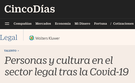 Personas y cultura en el sector legal tras la Covid-19
