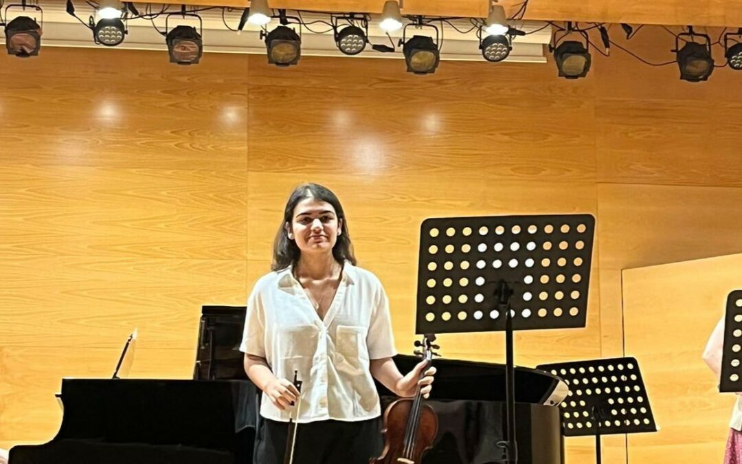 Graduación del primer curso de violín de nuestra researcher Sofía Plasencia