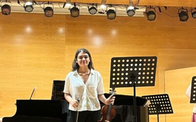 Graduación del primer curso de violín de nuestra researcher Sofía Plasencia